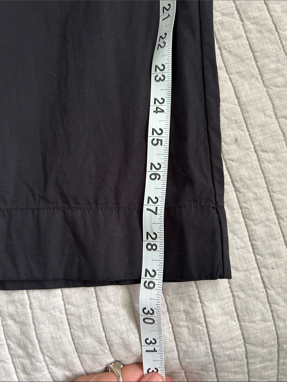FREE PEOPLE Cassia Pleated cotton black Ultra Wide Leg Trouser Pants 12 large - Picture 12 of 16